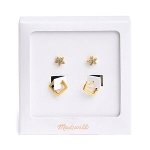 Madewell Cosmic Mismatched Earring Set